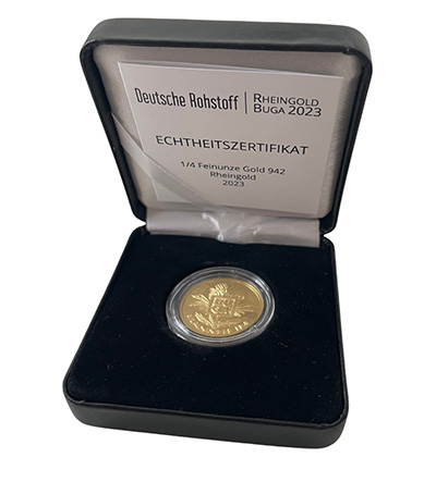 BUGA Medaille in Box