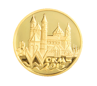 Rheingoldmedaille Worms – Frontansicht